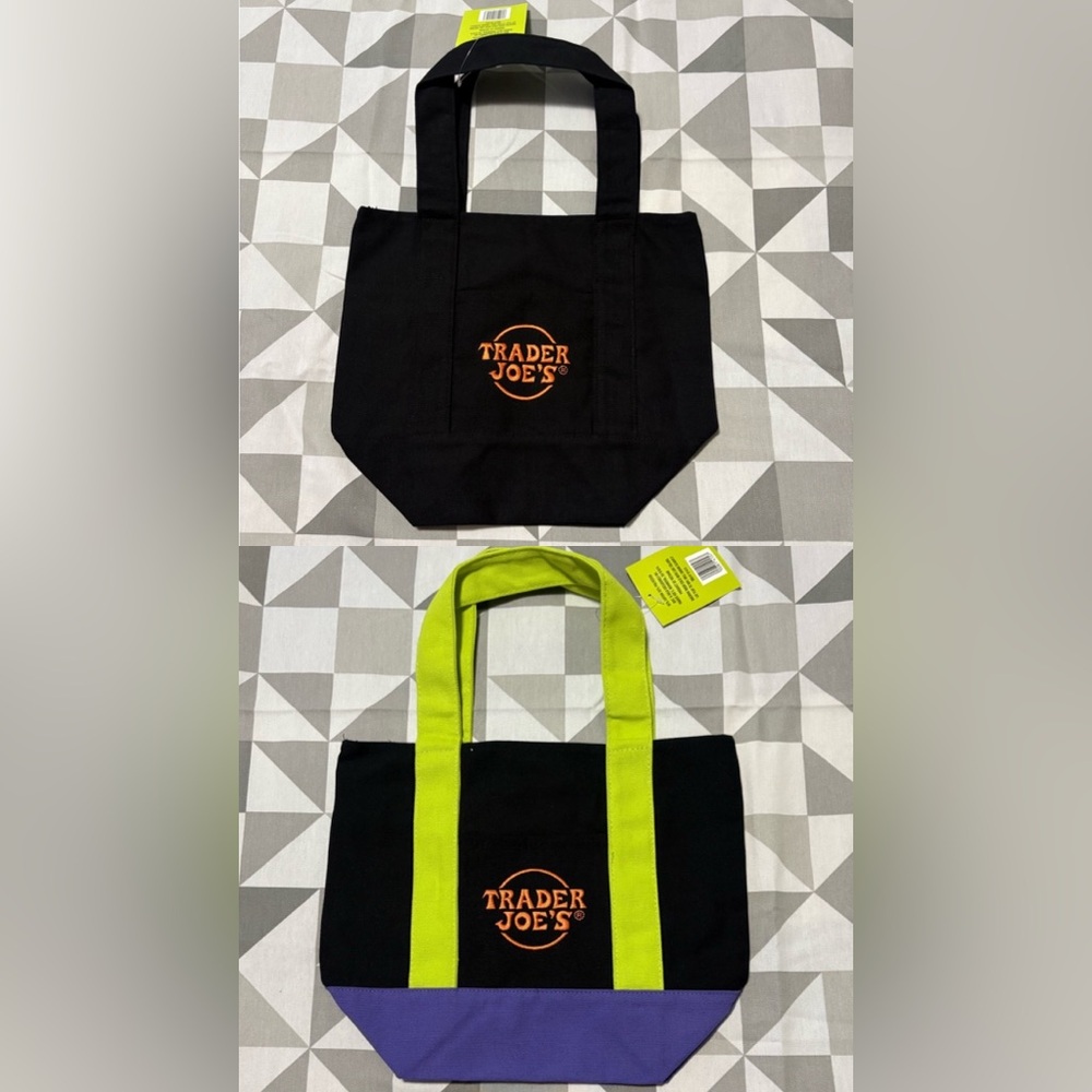 Trader Joe's Mini tote bundle of 2 - Picture 1 of 3